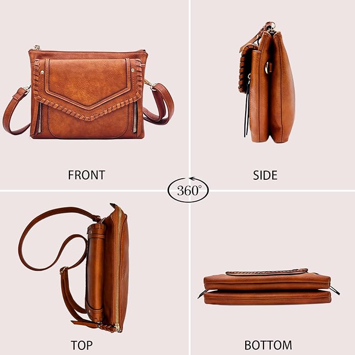 DEYIZY Crossbody Bag for Women, Trendy Designer Fashion Envelope Handbag